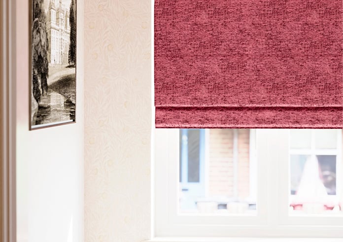 Maurice, Raspberry - Roman Blind - Image 5